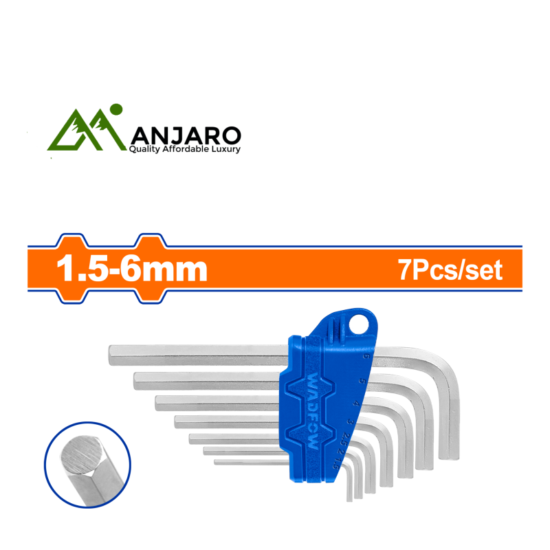 7 Pcs Hex Key Set WHK1671