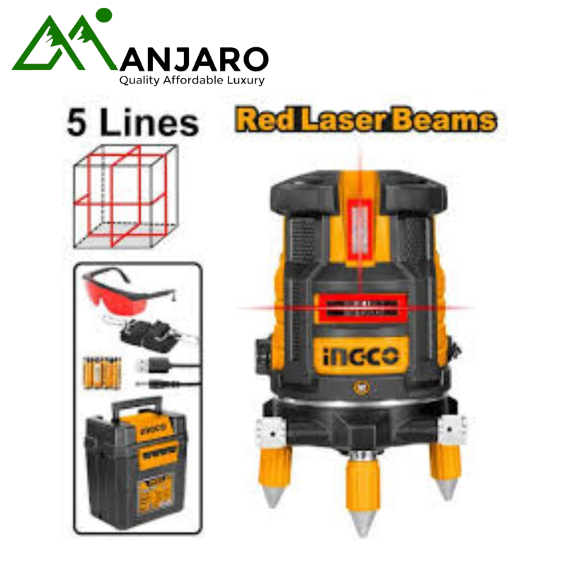 HLL306505 Self-Leveling Line Laser (Red Beams) - 30m Range | Precision Leveling Tool | Manjaro, Accra, Ghana