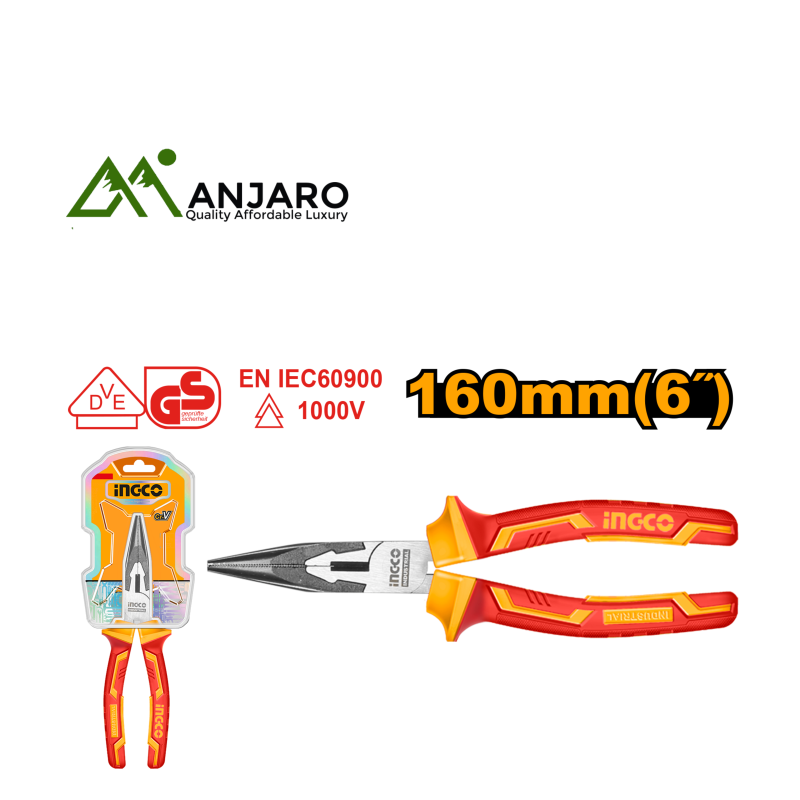 Ingco HILNP28168 Insulated long nosepliers