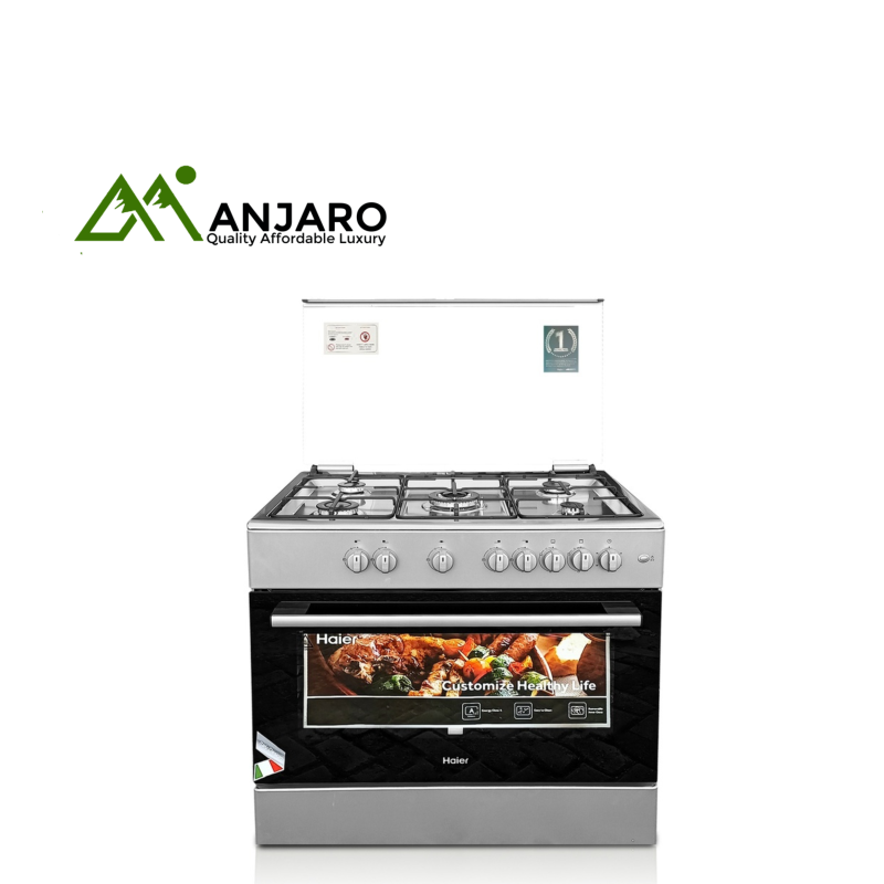 HAIER Gas Cooker  – 5 Gas Burners  HCR6050EGS