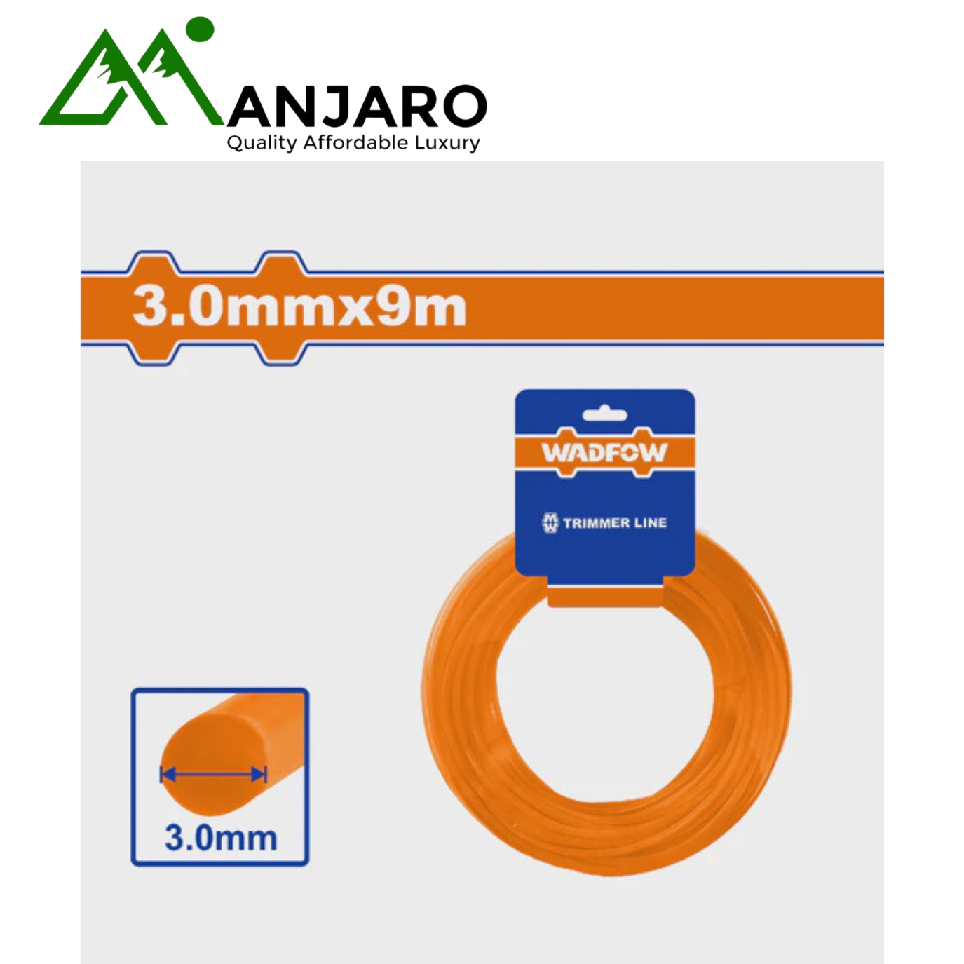 WNG1143 3.0mm Circular Trimmer Line – 9m