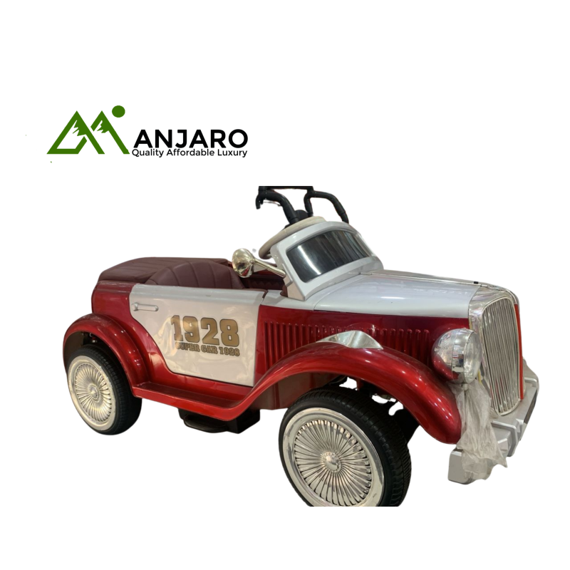 Super Car 1928 – Stylish Ride-On Toy Car with Lights & Sounds for Kids