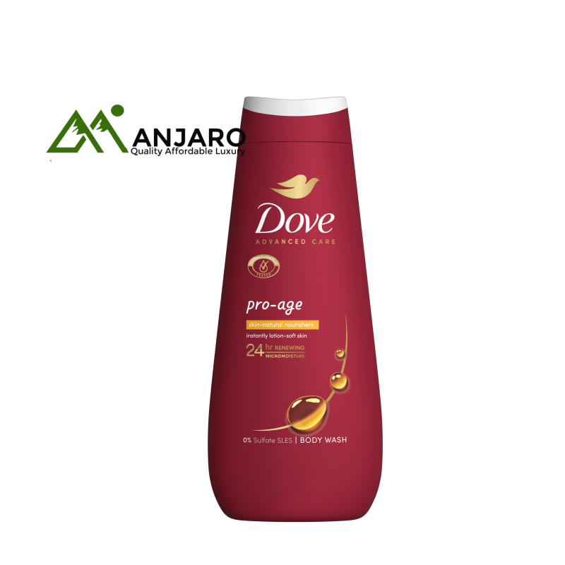 DOVE Advanced Care Pro-Age Body Wash (400ml) | Nourishing Cleanser for Mature Skin