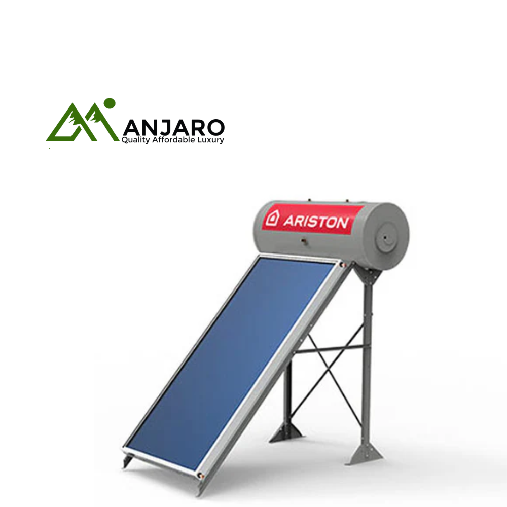 Ariston Solar 200 Liters Flat Roof Energy-Saving Solar Water Heater for Homes & Light Commercial Use