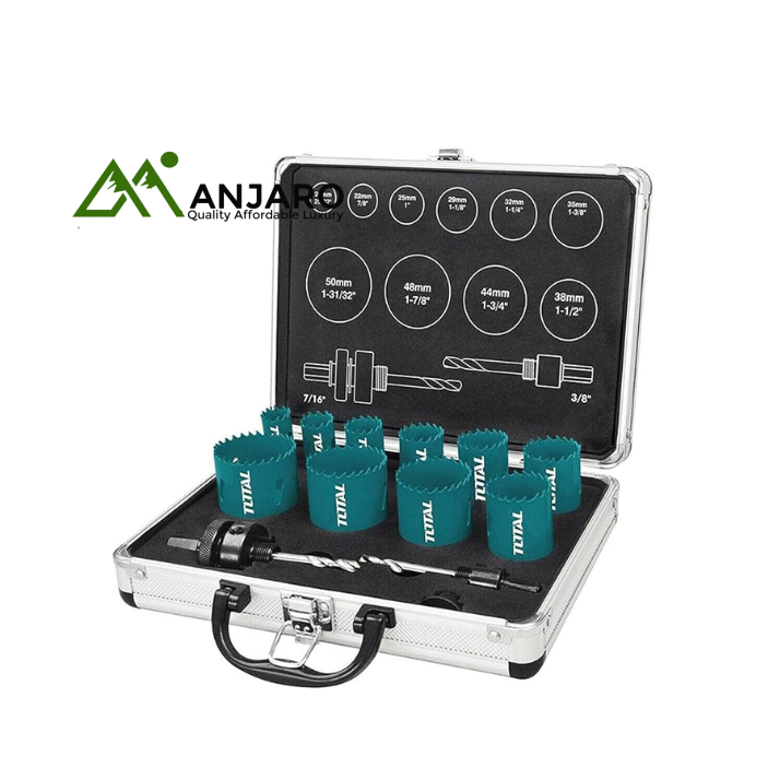 Total TACSH1121 Bi-metal hole saw set