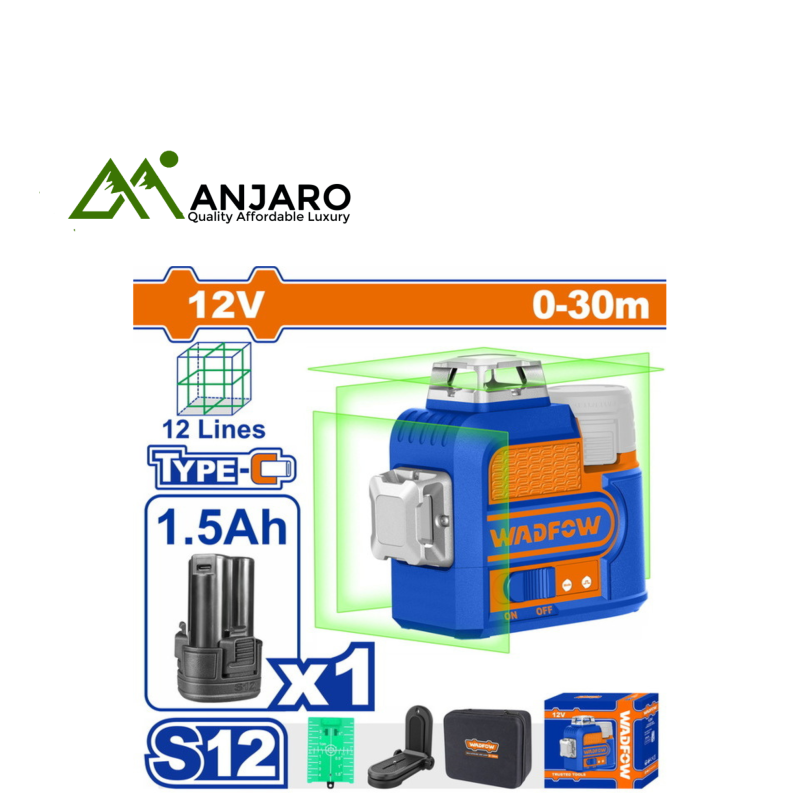 Cordless 3D Laser Level 12V WLE8M12