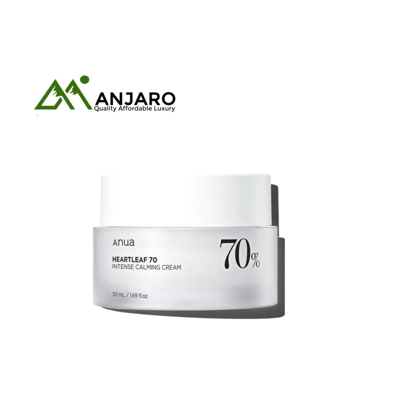 ANUA Heartleaf 70 Intense Calming Cream – 50ml | Soothe Redness, Hydrate Deeply & Strengthen Barrier