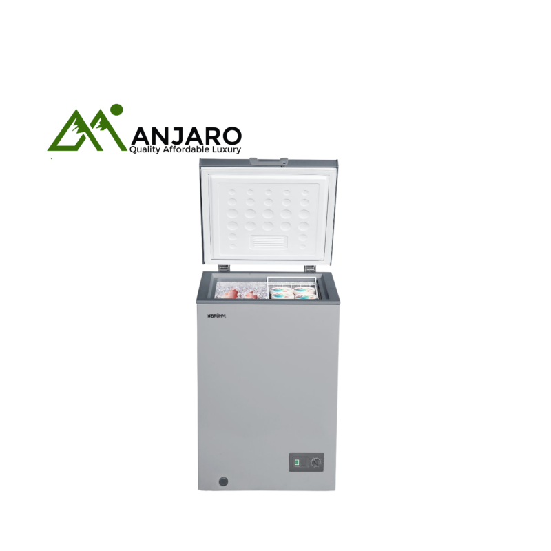 BRUHM Chest Freezer BCS-145M – 100L, Compact Design, Energy Efficient, Lock & Key, Fast Freezing, Low Noise