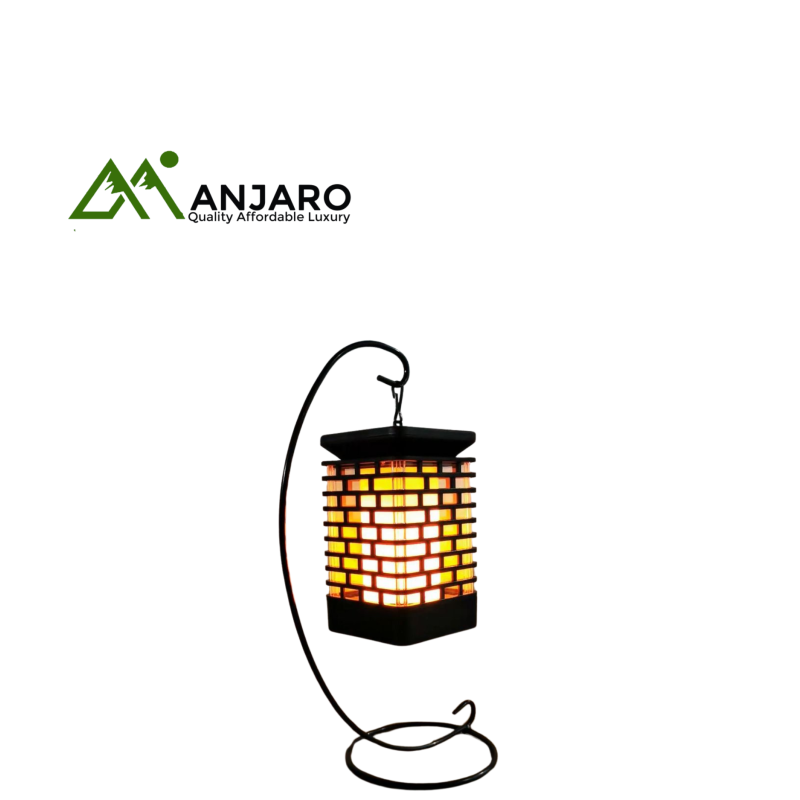 Set of 2 USB Rechargeable Flame LED Torches – 96 LEDs, 220 Lumens, IP65 Waterproof Outdoor Lights