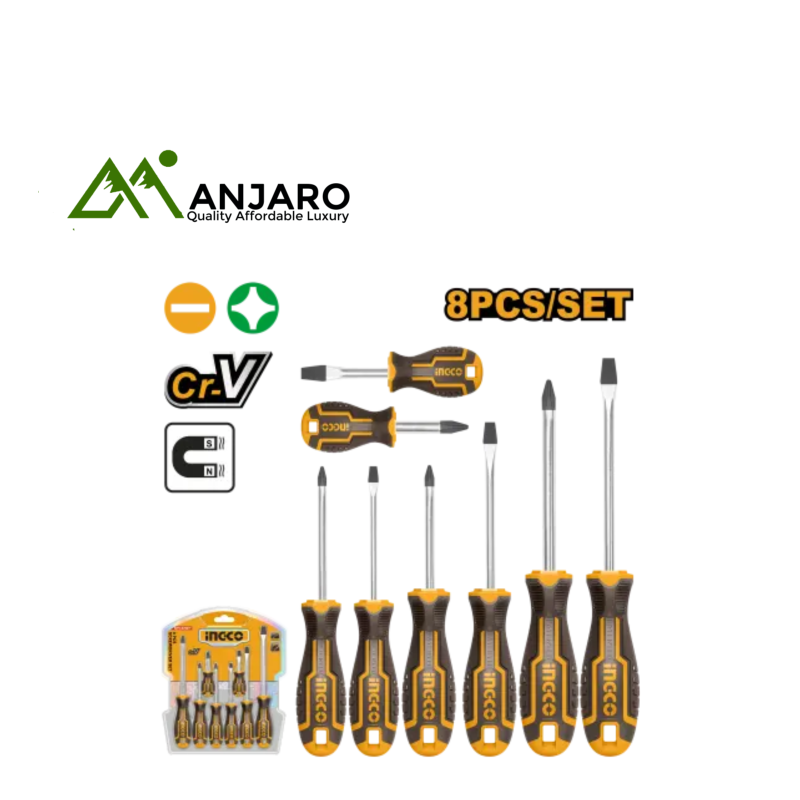 Ingco 8-Piece Screwdriver Set  HKSD0828