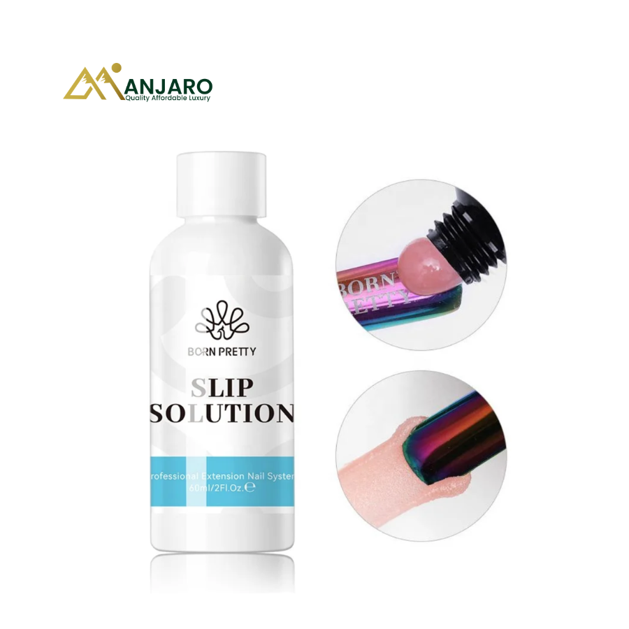 Slip Solution | Professional Poly Gel Nail Liquid for Smooth Nail Extension Application & Sculpting Control