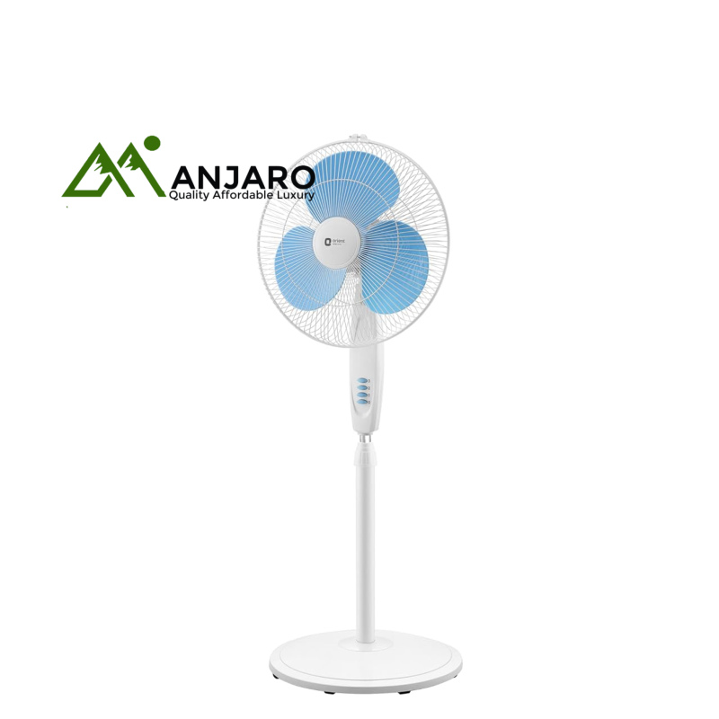 ORIENT STAND 92 3-Blade Pedestal Fan – Dual Tone, Adjustable Height & High-Speed Airflow