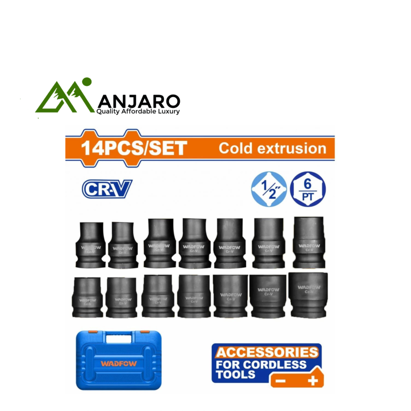 14 Pcs 1/2" Dr. Impact Socket Set WMS4D01