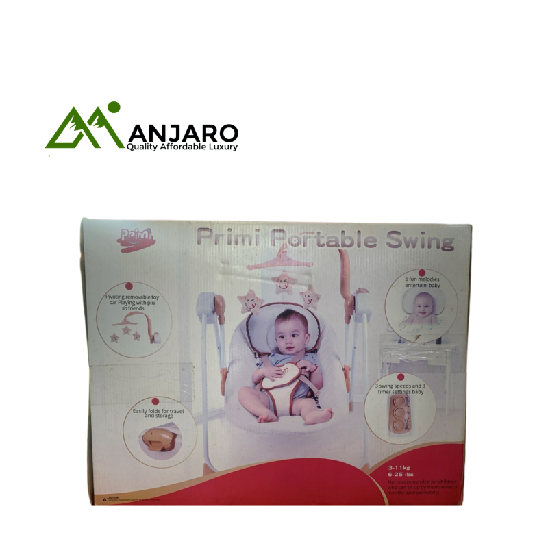 Primi Portable Swing – Lightweight, Compact & Easy-to-Use Baby Swing