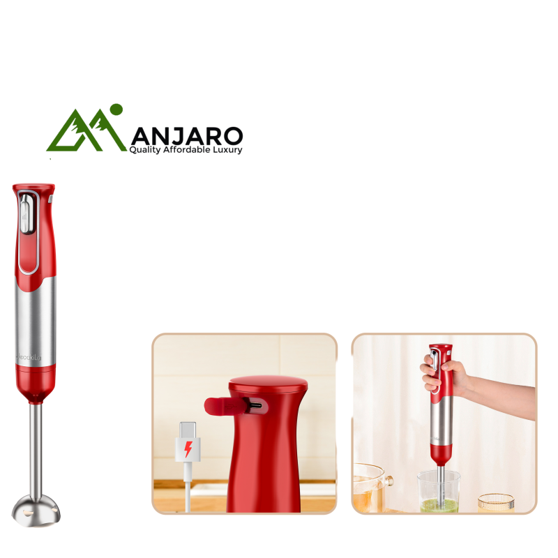 Decakila KMJB023R Cordless hand blender