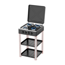 Decakila KMGS018B Gas stove with shelf