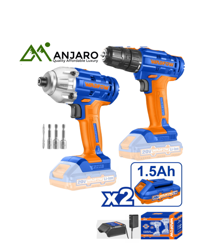 Wadfow WCK2016 Cordless 2 pcs combo kit
