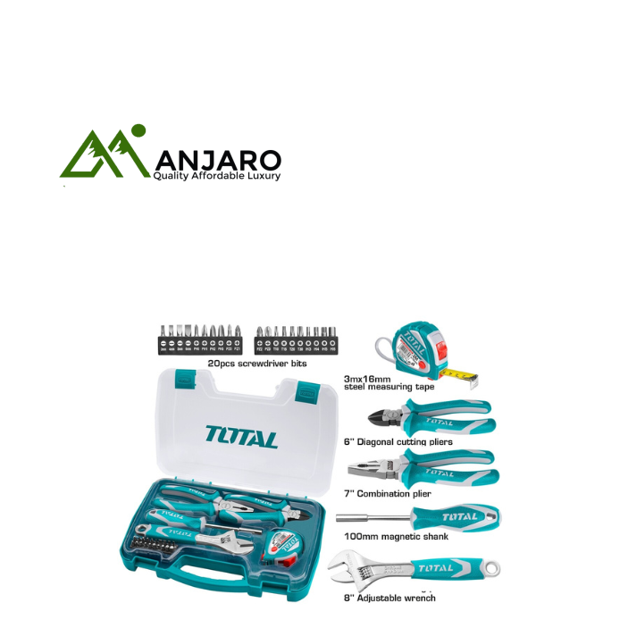 Total THT106KT0181 18 Pcs hex key and torx key set