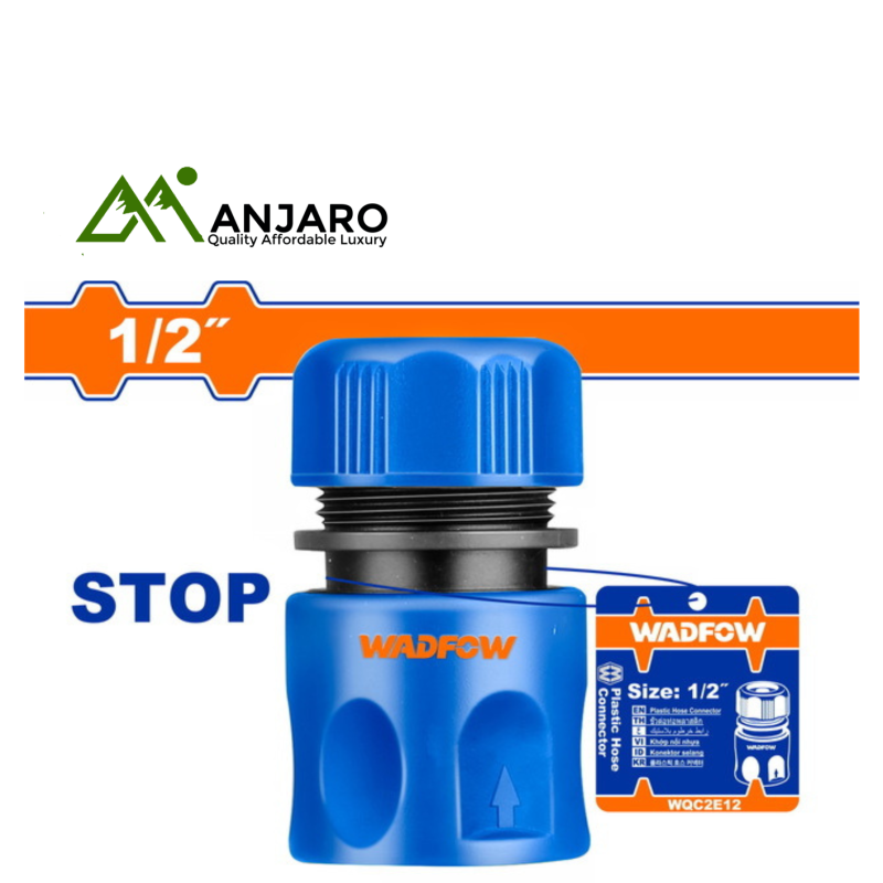Plastic Hose Connector – 1/2" WQC2E12