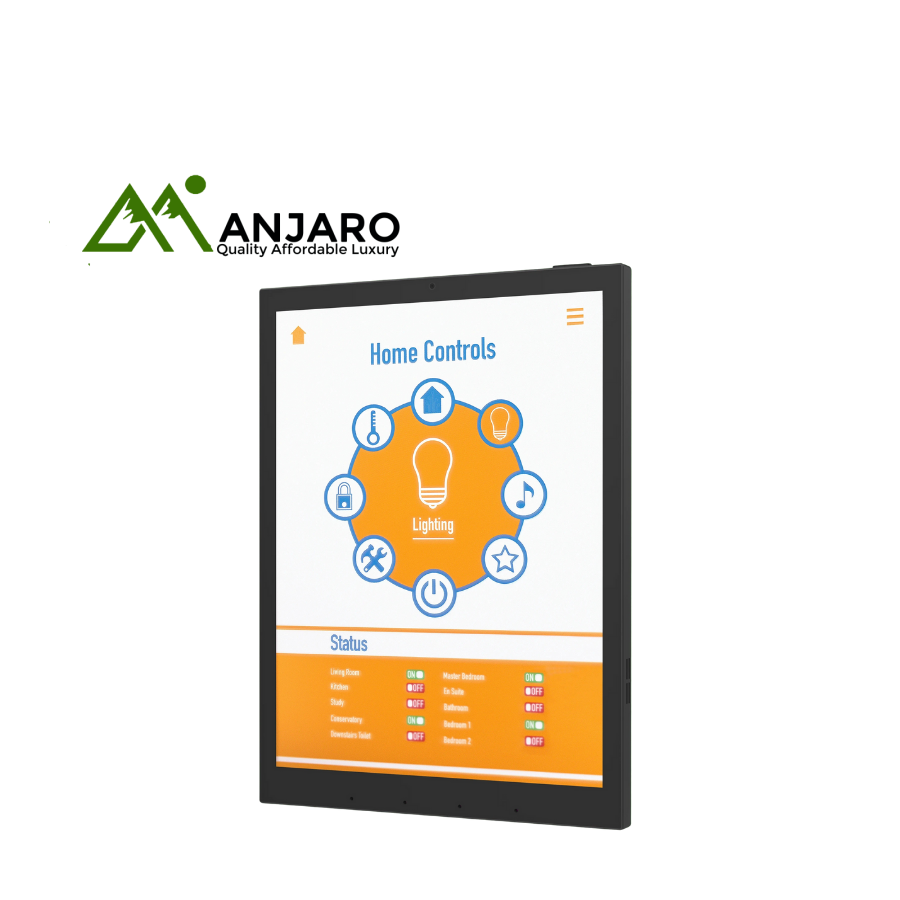Wall Mount 9.7-Inch Smart Home Control Panel – Android 13, POE, Matter/Thread, WiFi & Voice Control