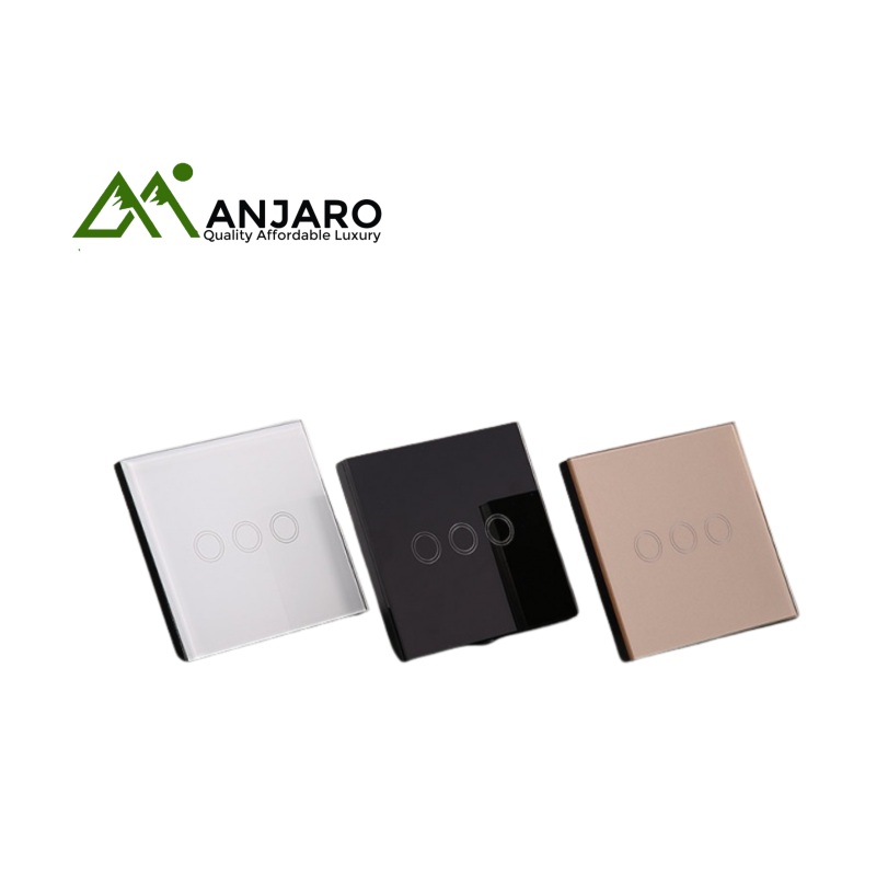 3 Gang Smart Switch – Triple-Circuit Wi-Fi Wall Switch | Works with Alexa, Google, Tuya, Smart Life