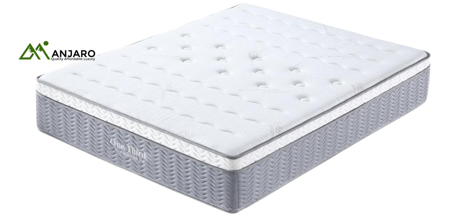 HT001C Pocket Spring Mattress – 32cm Teflon Knit, Multi-Foam Comfort & Foam Box Edge Support