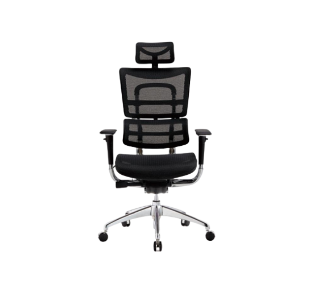 Premium Ergonomic Mesh Office Chair – 3D Armrests & Solid Aluminum Frame with Adjustable Headrest-MG-EC-001