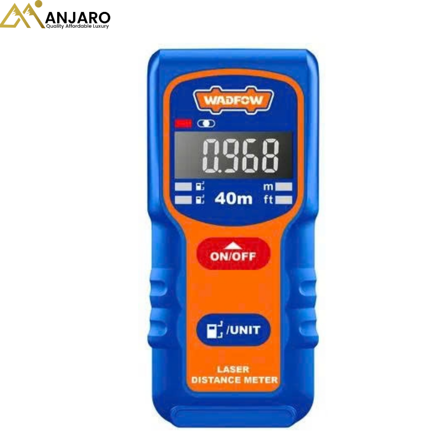 Wadfow Laser Distance Detector – 40m Digital Measuring Tool WDL1504