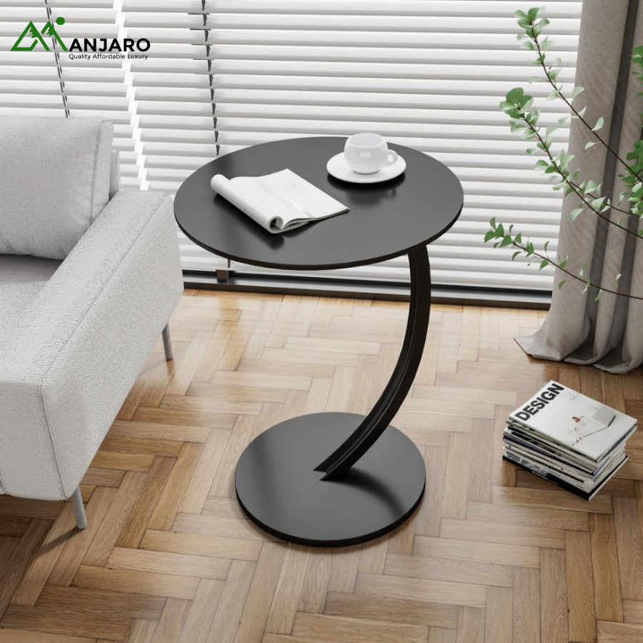 Light Luxury Internet-Popular Mini Round Side Table – Small Coffee Table for Sofa, Bedroom & Living Room Corners