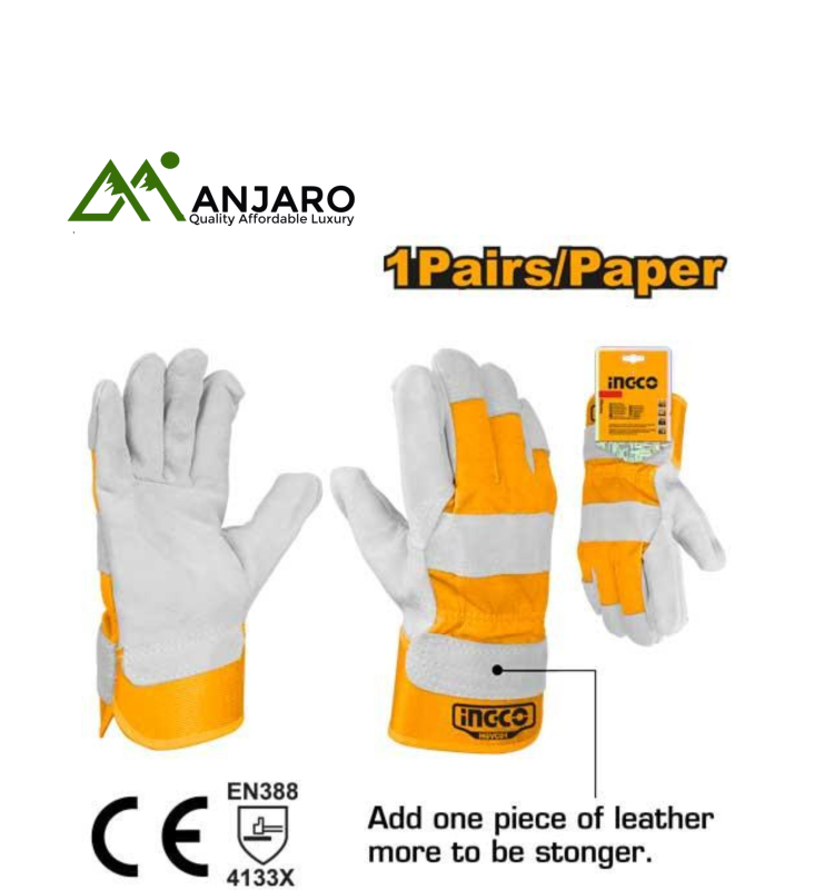 Ingco HGVC01 Leather gloves
