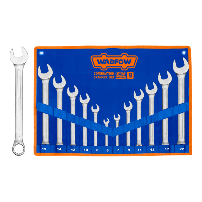 Wadfow WSP1M12 12 Pcs Combination spanner set