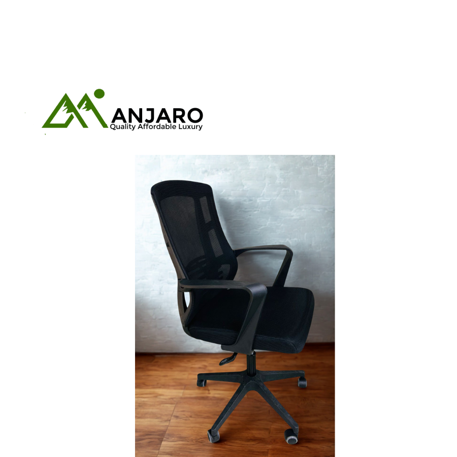 Aero Mesh Ergonomic Office Chair - High-Back with Breathable Mesh & Lumbar Support