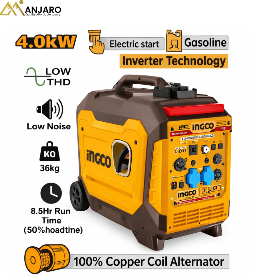 INGCO Inverter Gasoline Generator – 4.0kW GEI47506E