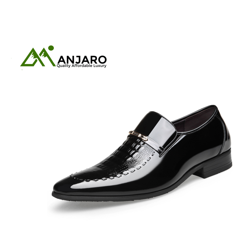 Oxford Shoes Wide Width 40-46 – Premium Leather Lace-Up Men’s Shoes for Comfort & Breathability
