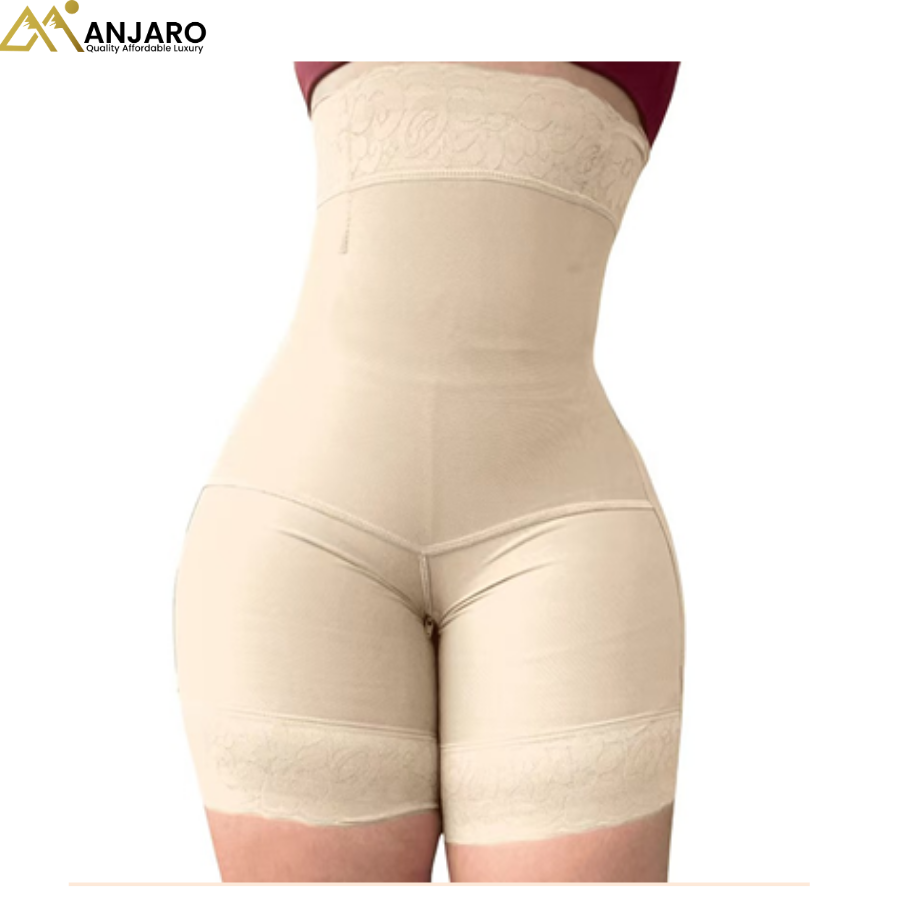 Seamless High-Waist Tummy Control Shaping Shorts  0018