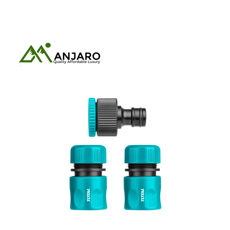 Total THWS030301 3 Pcs hose quick connectors set