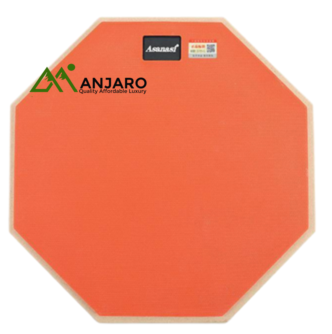 12" Dumb Drum Practice Pad – 30cm Diameter | Heavyweight Stability, Low-Noise Rebound for Realistic Stick Response
