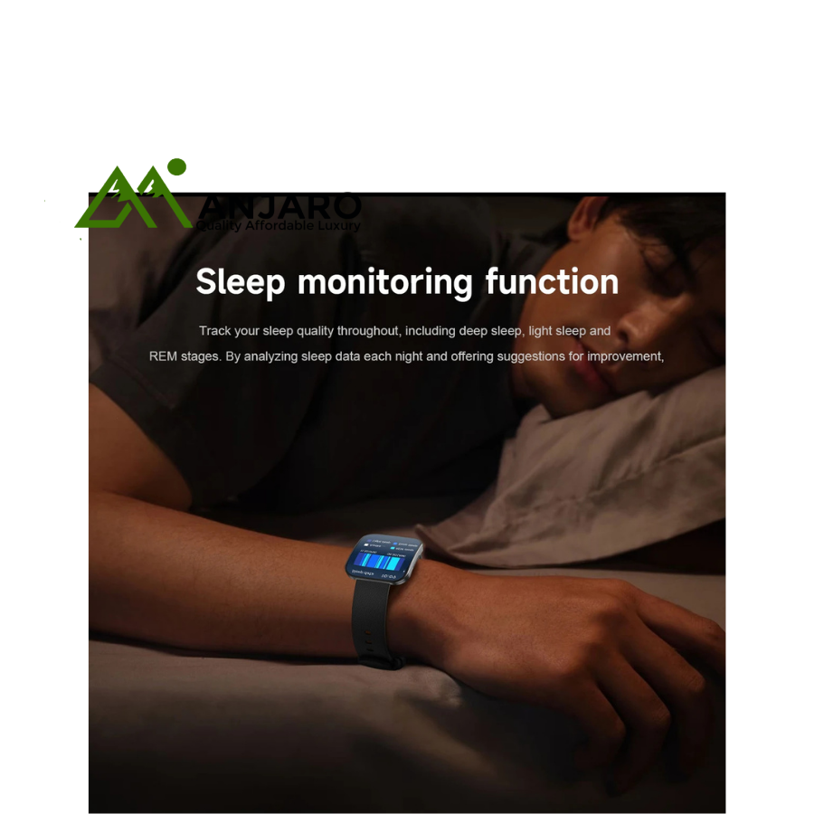 U17 IP68 Smart Watch – 1.85-inch AMOLED Display, Heart-Rate, BP & SpO₂ Monitor