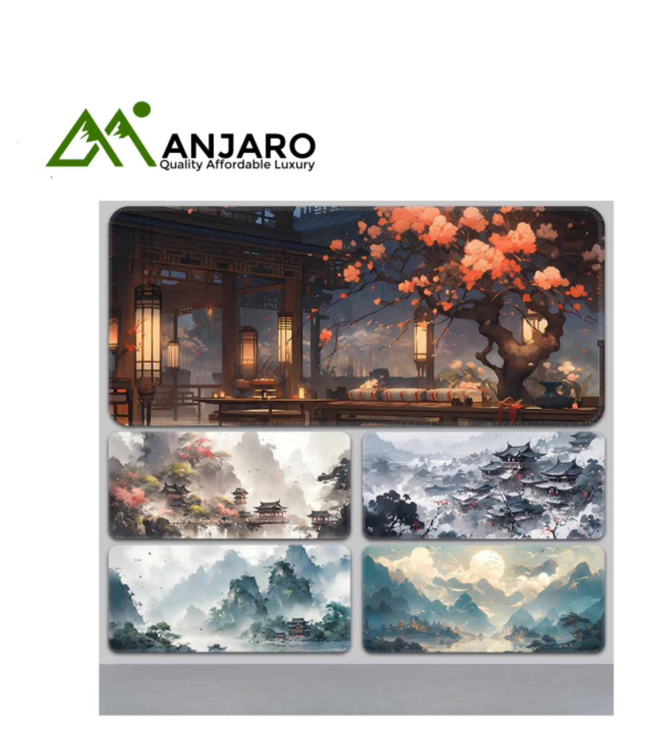 National Style Landscape Large Mouse Pad