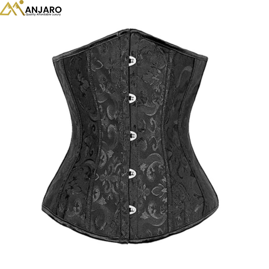 SculptFit Steel-Boned Waist Trainer Corset – Adjustable Compression Belt  5351