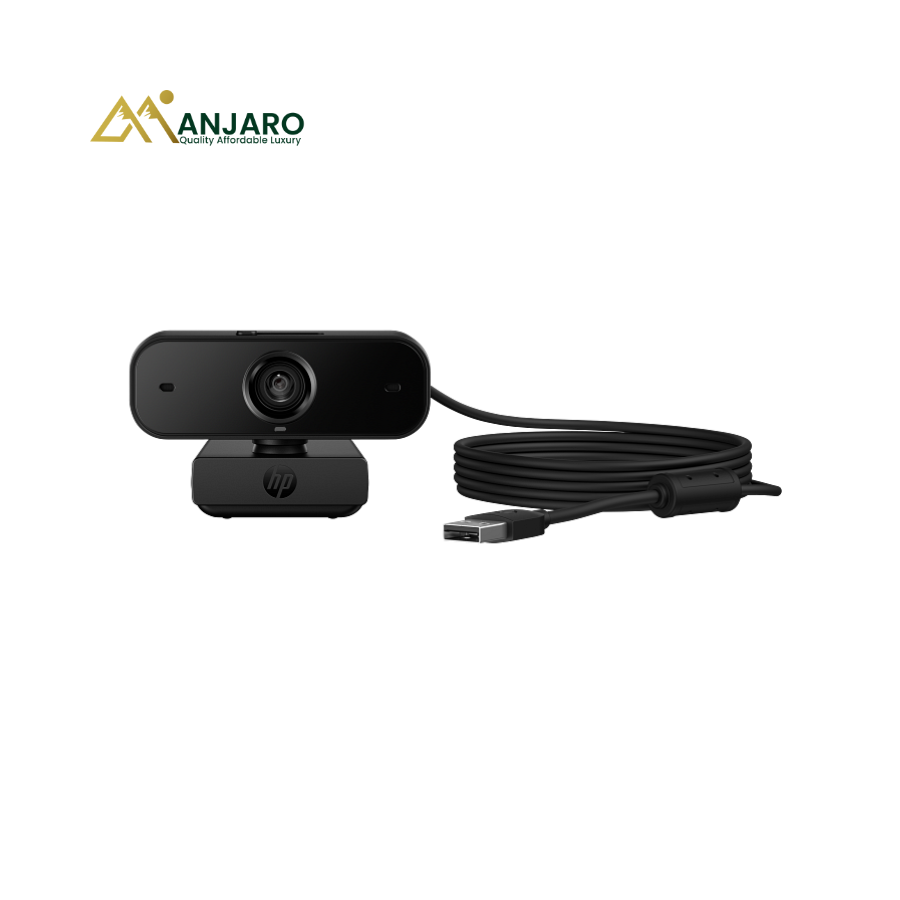 HP 430 FHD Webcam – 1080p Full HD USB Webcam with Auto Light Correction & Privacy Shutter