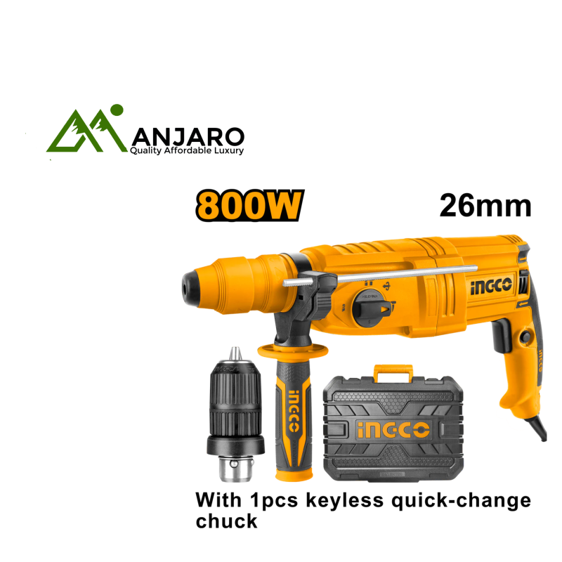 RGH9028-2 Rotary Hammer 800W – Heavy-Duty Precision for Concrete, Steel & Wood