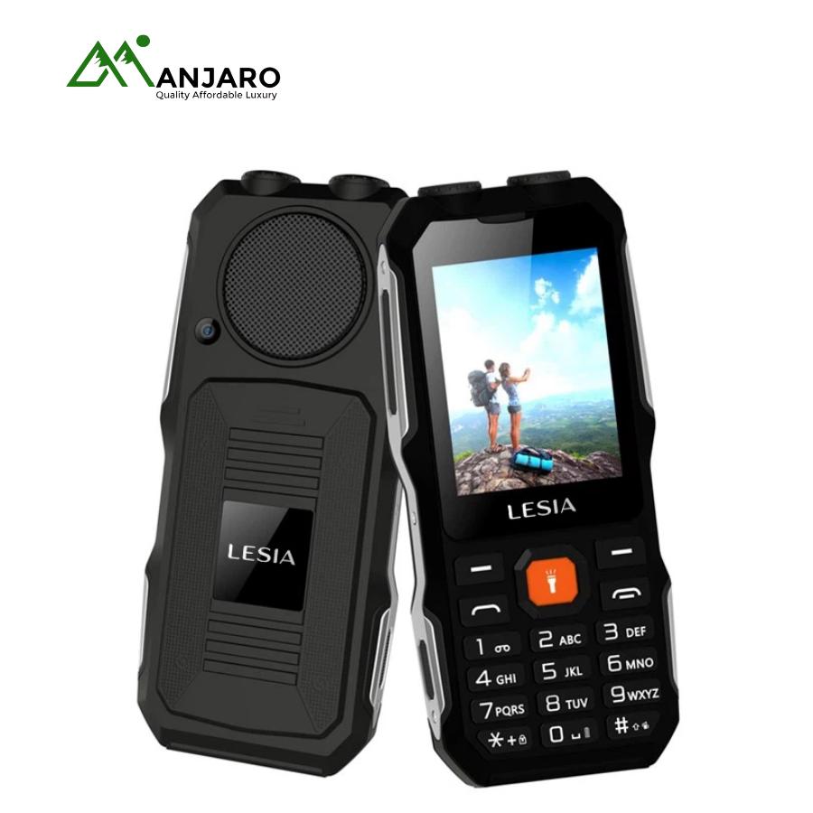 LESIA Mega Feature Phone – 2.4 inch Display, Dual SIM, 2500mAh Battery, Wireless FM & Torchlight