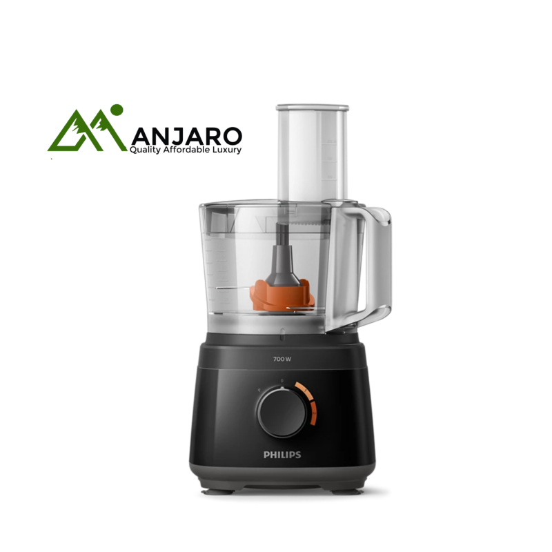 PHILIPS Food Processor HR7320/11 – 700W, Compact Design with 19 Functions for Easy Meal Prep